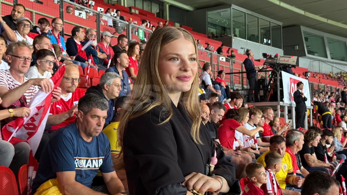 Antonia a „zburat” la Viena pentru a-l vedea pe Daniel Bîrligea în Austria - România: „Sunt atât de bucuroasă că sunt aici!”