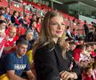 Antonia Salanță, iubita lui Daniel Bîrligea, a fost prezentă în tribunele stadionului „Ernst-Happel” la Austria - România. FOTO: Andrei Crăițoiu (GSP.RO)