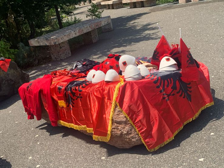 Imagini înainte de Albania - Serbia, meci cu risc maxim în preliminariile Campionatului Mondial din 2026. FOTO: sportal.blic.rs