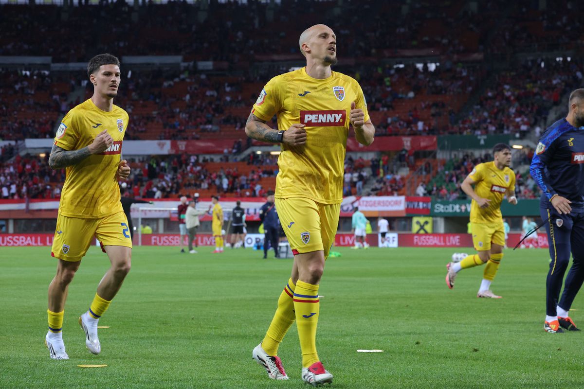 Austria - România, imagini de la încălzire