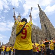 Fanii României în Stephansplatz, Viena/ foto: Eduard Vînătoru (GSP)