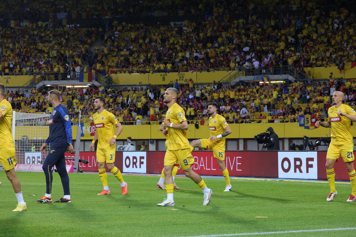 Austria - România, imagini de la încălzire