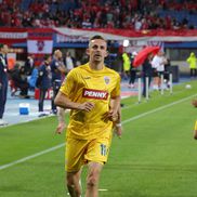 Austria - România, imagini de la încălzire // foto: Ionuț Iordache (GSP)