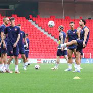 Imagini înainte de Albania - Serbia, meci cu risc maxim în preliminariile Campionatului Mondial din 2026. FOTO: Imago Images