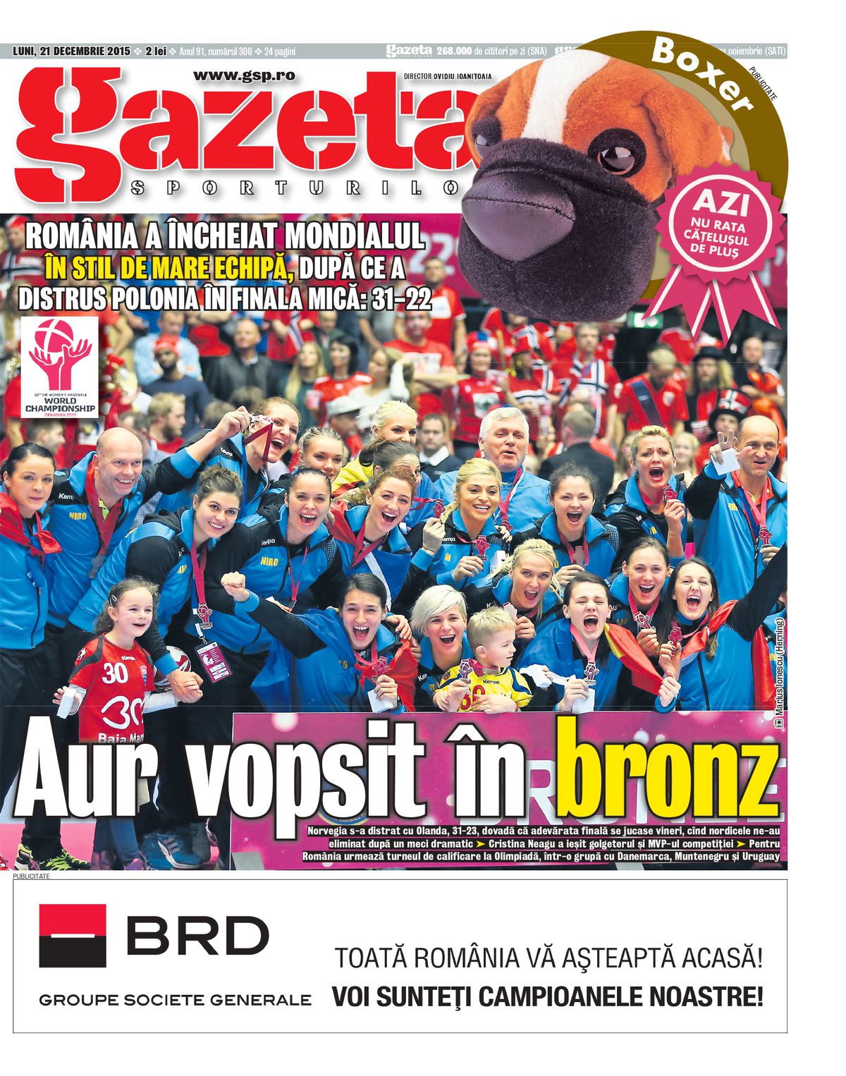 Cristina Neagu, pagini Gazeta Sporturilor