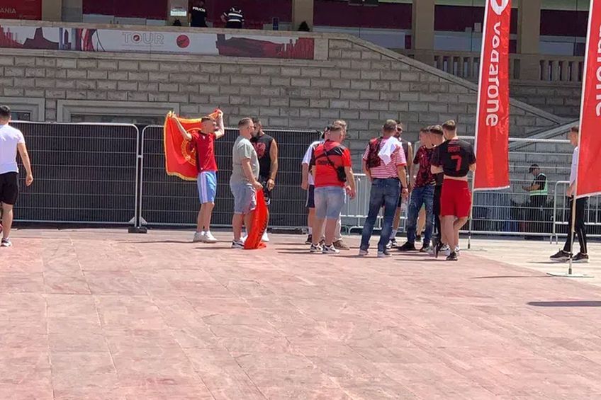 GALERIE FOTO Cod „roșu” la Tirana! 800.000 de oameni au cerut bilete la Albania - Serbia, meci cu risc MAXIM