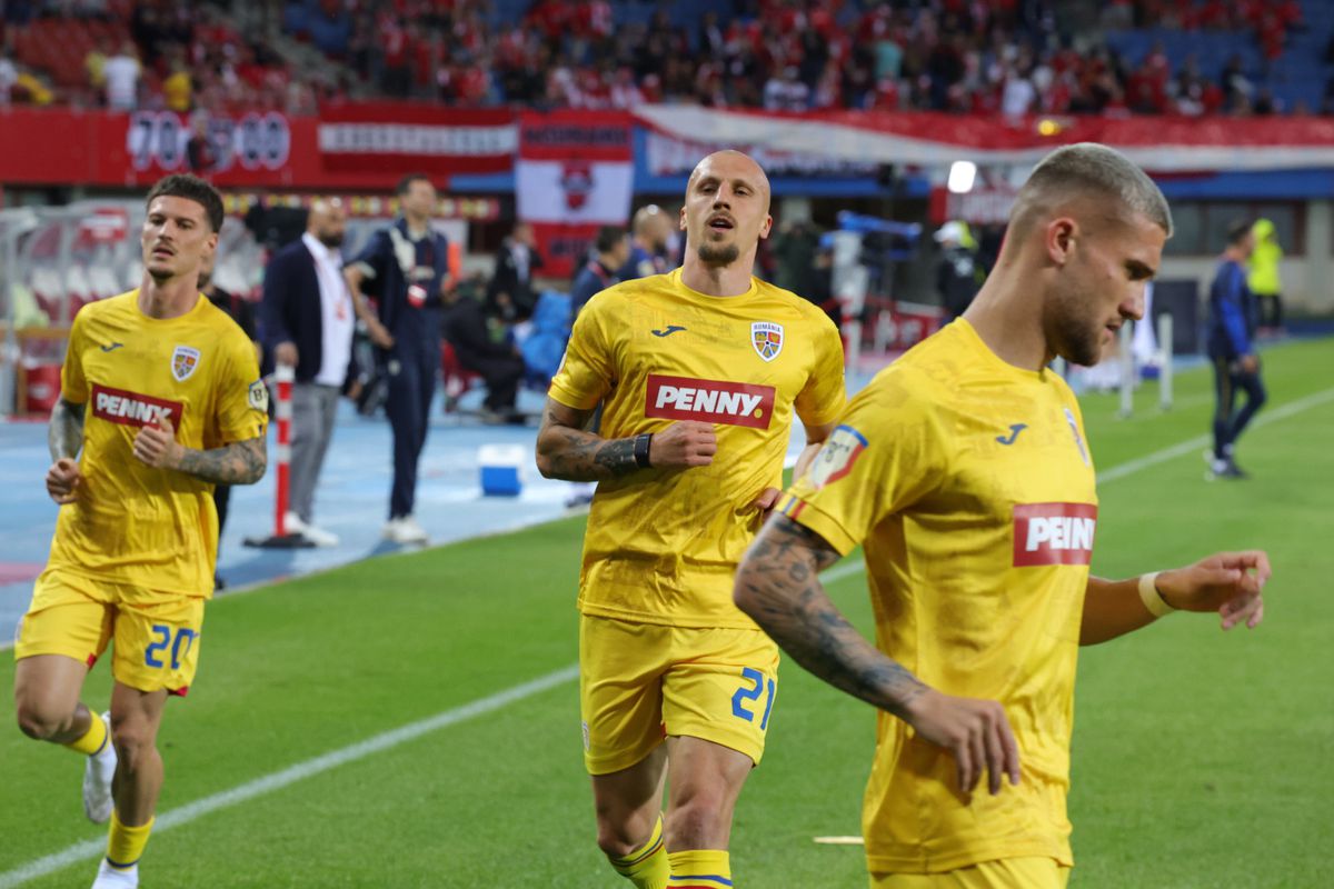 Austria - România, imagini de la încălzire