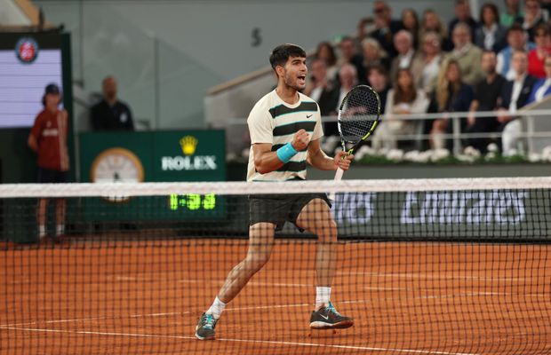 Secretul lui Carlos Alcaraz, finalist la Roland Garros, în partidele dificile: „Mă gândesc la efortul și nivelul lui”