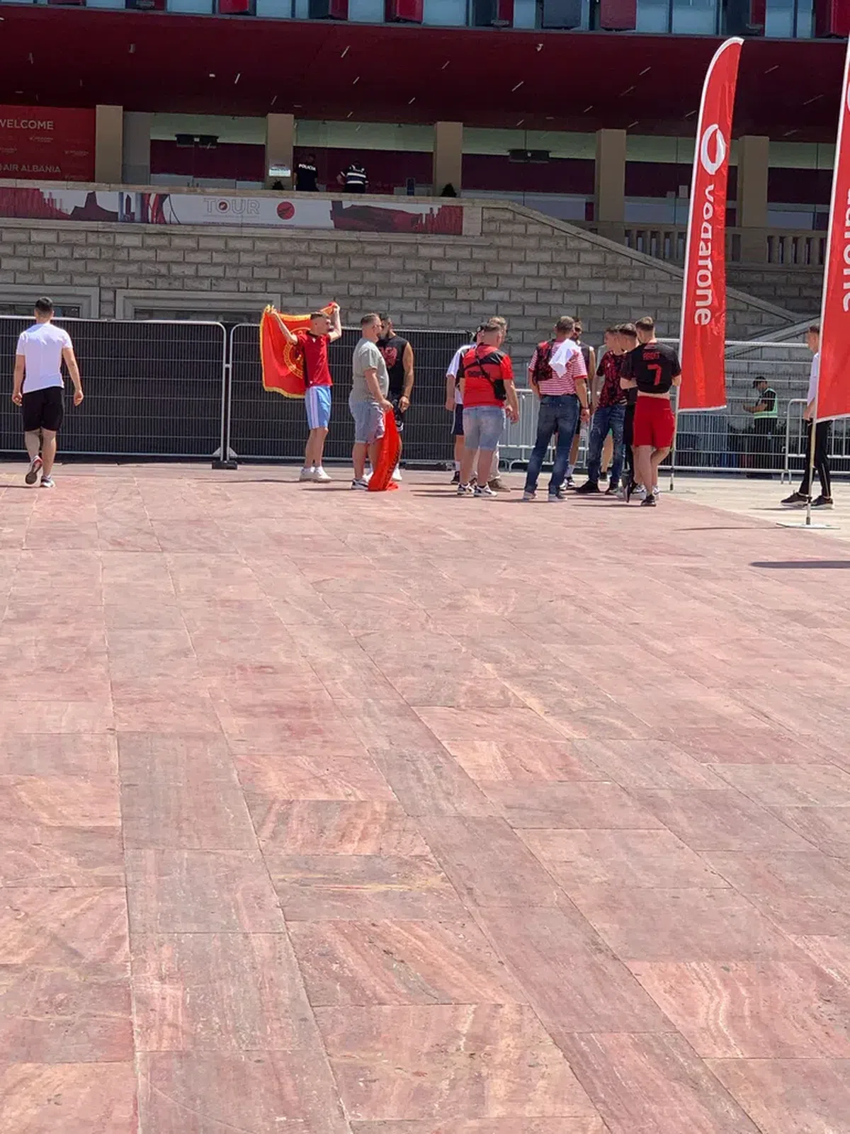 Imagini înainte de Albania - Serbia, meci cu risc maxim în preliminariile Campionatului Mondial din 2026