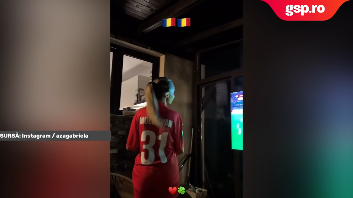 Mândră de iubitul titular în naționala României! I-a făcut galerie în fața televizorului: „Nu știți câte emoții am”