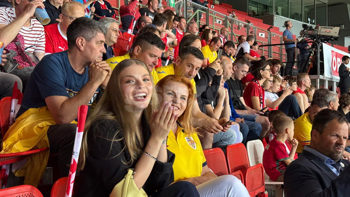 Antonia a „zburat” la Viena pentru a-l vedea pe Daniel Bîrligea în Austria - România: „Sunt atât de bucuroasă că sunt aici!”