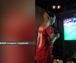 Mândră de iubitul titular în naționala României! I-a făcut galerie în fața televizorului: „Nu știți câte emoții am”