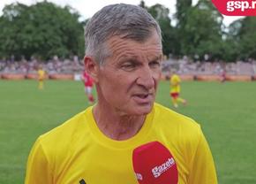 Ioan Ovidiu Sabău a jucat azi la Făgăraș și a vorbit despre amicalul României: „Se transformă când e antrenat de Hagi”
