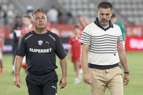Florentin Petre și Zeljko Kopic. Foto: GSP