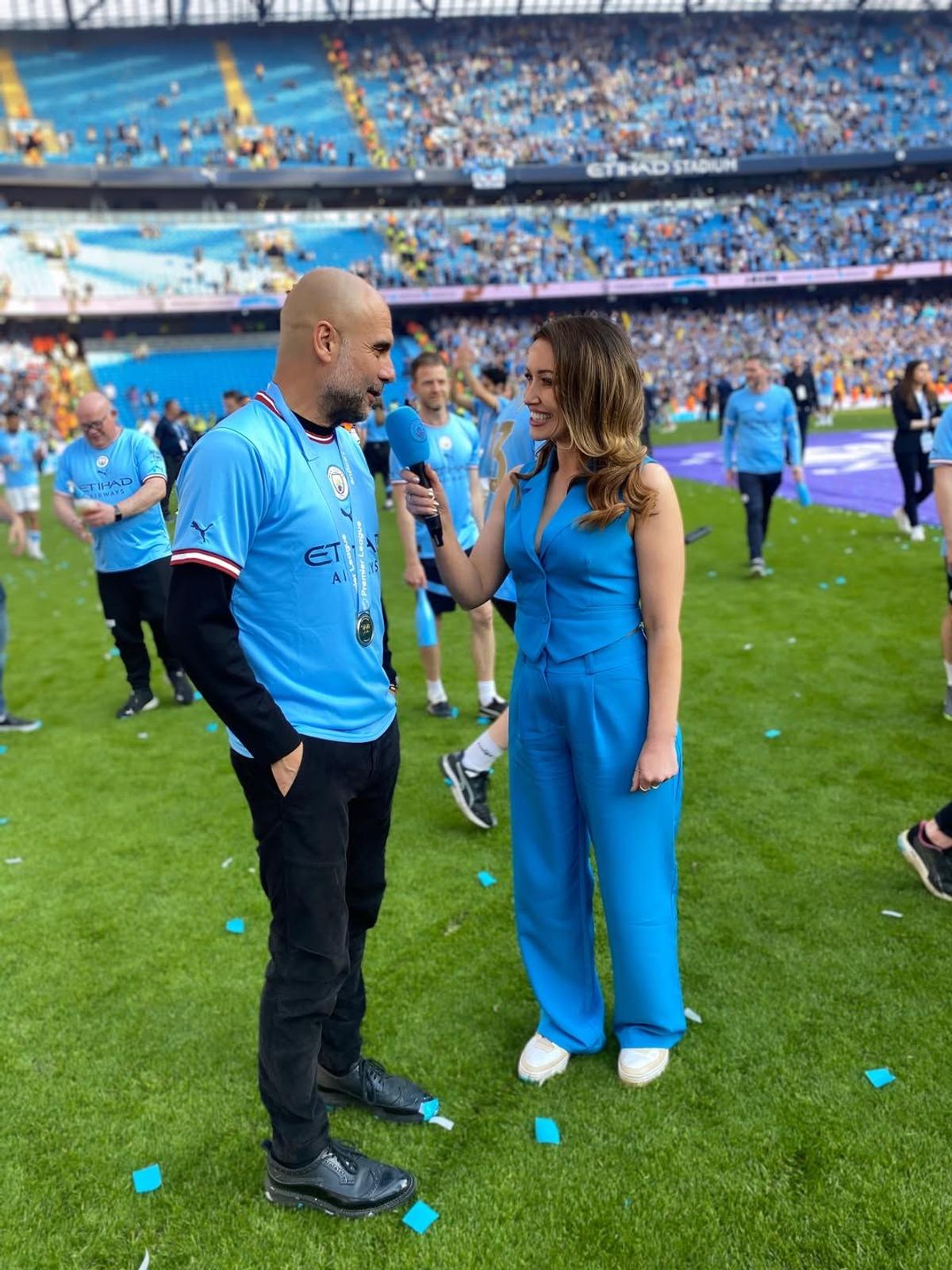Realizatoarea TV nu s-a mai abținut » Mesaj public pentru Guardiola: „Te iubesc, Pep!”