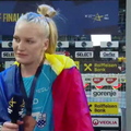 Crina Pintea, după victoria cu Brest // Captură foto: Digi Sport 1