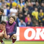 Christian Eriksen s-a prăbușit pe gazon în Danemarca - Ucraina // Sursă foto: X