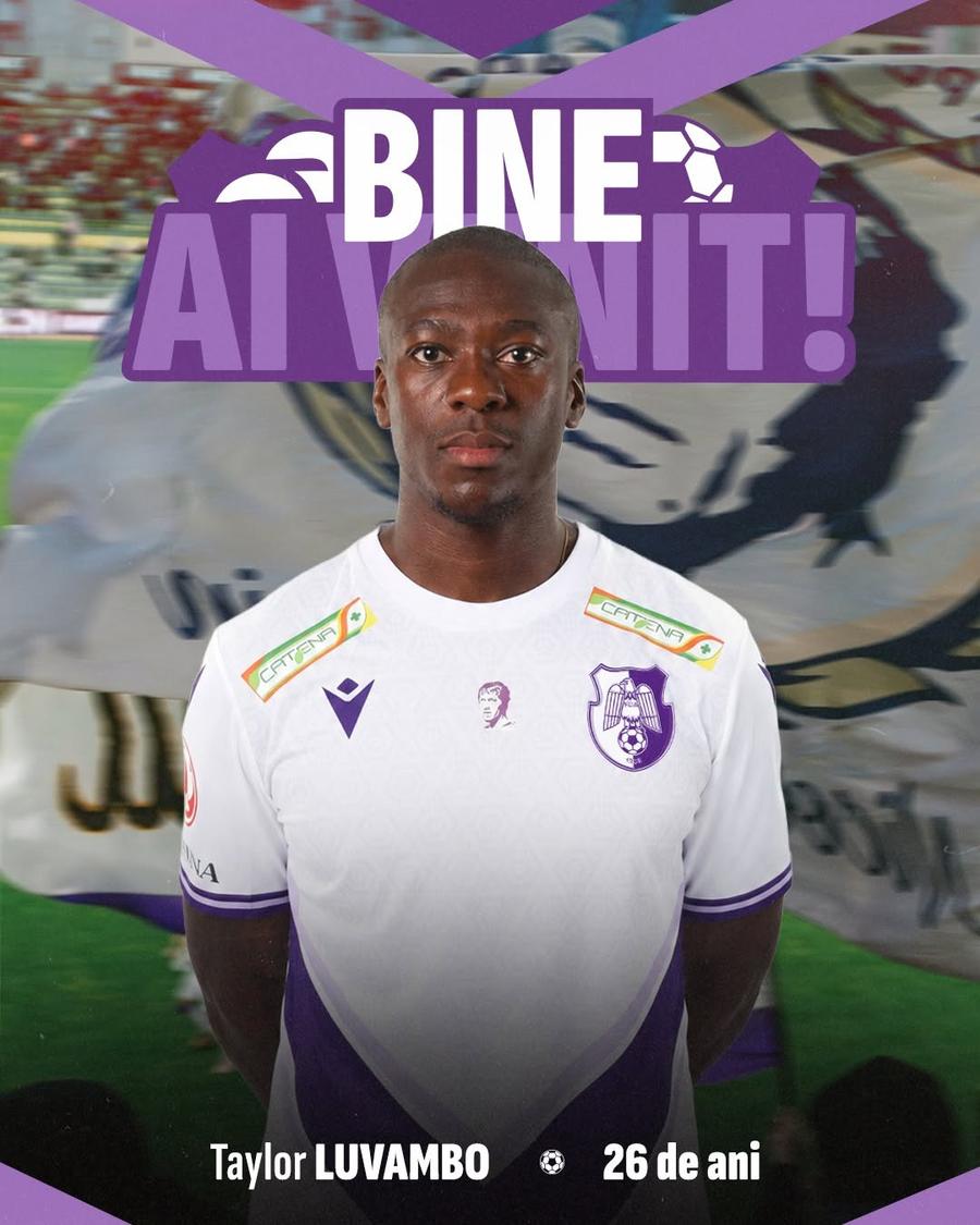 Taylor Luvambo, prezentat oficial la FC Argeș A trecut pe la academia lui PSG și a semnat în Superliga: „Bine ai venit!”
