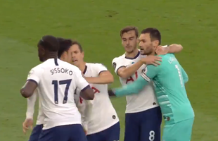 Scene incredibile în Premier League: doi jucători de la Tottenham, gata de bătaie pe teren! Jose Mourinho: „Eu sunt de vină”