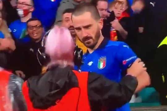 Moment incredibil pentru Bonucci pe Wembley!