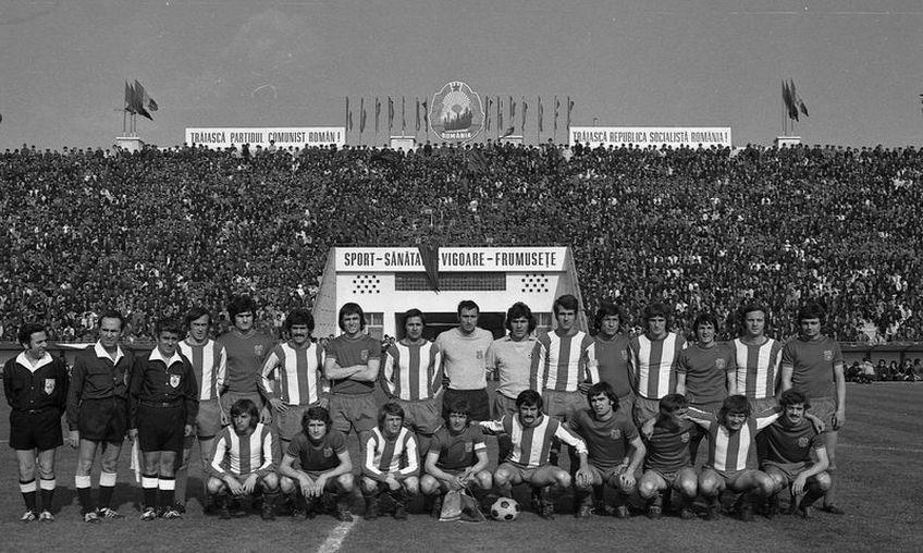 CSA Steaua-OFK Belgrad la inaugurarea stadionului Ghencea din 1974
Foto:ofkbeograd.co