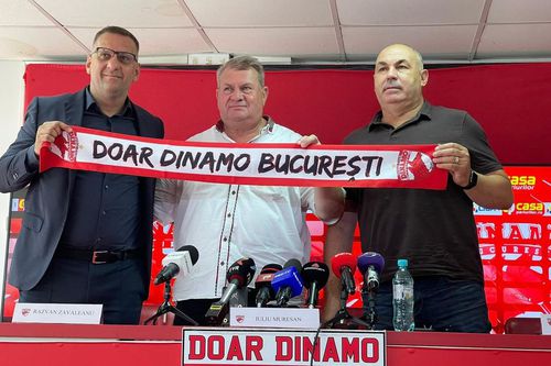 Iuliu Mureșan (în centru) este noul administrator special de la Dinamo