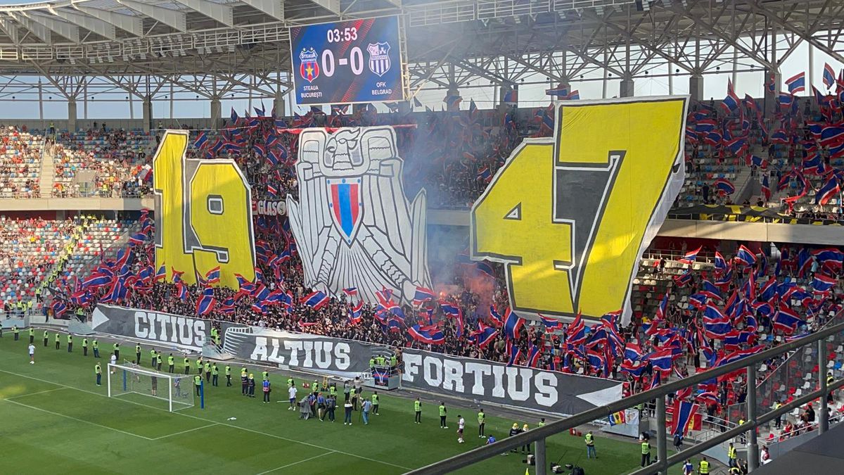 Ups, au comis-o din nou! Gafă uriașă în timpul amicalului CSA Steaua - OFK Belgrad