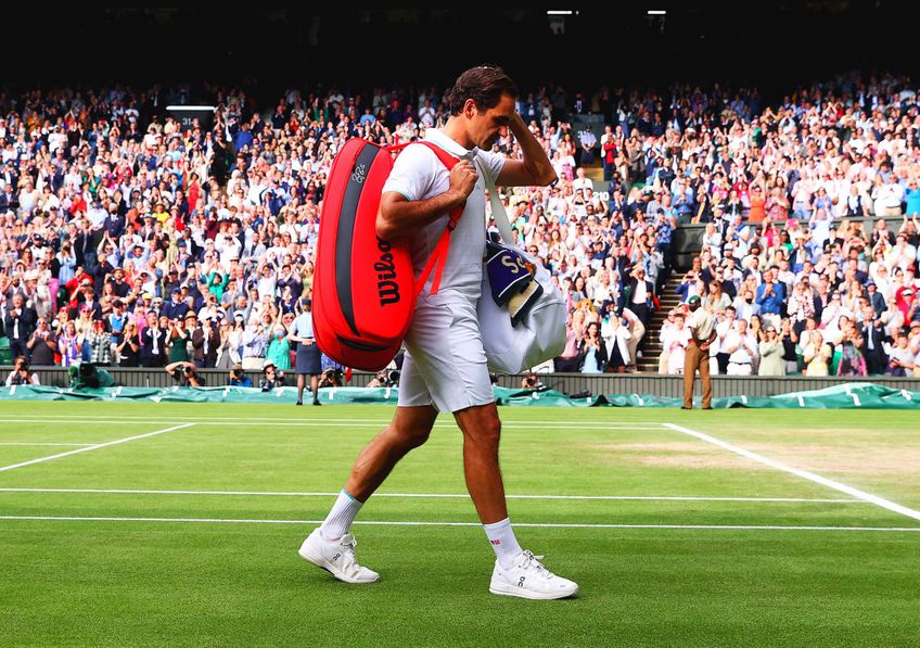 Roger Federer (39 de ani, 8 ATP) a fost învins de Hubert Hurkacz (24 de ani, 18 ATP), scor 3-6, 6-7(4), 0-6, în sferturile de finală de la Wimbledon.