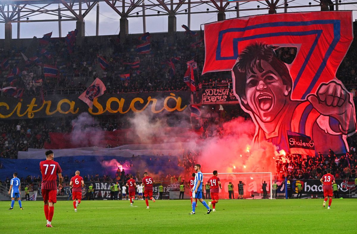 Steaua a retras numărul 7 » „Fiara”, în lacrimi! Lăcătuș, „sabotat” în timpul discursului