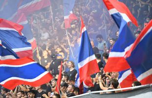 Gigi Becali, ținta steliștilor la inaugurarea noului stadion » Ce s-a întâmplat pe finalul meciului