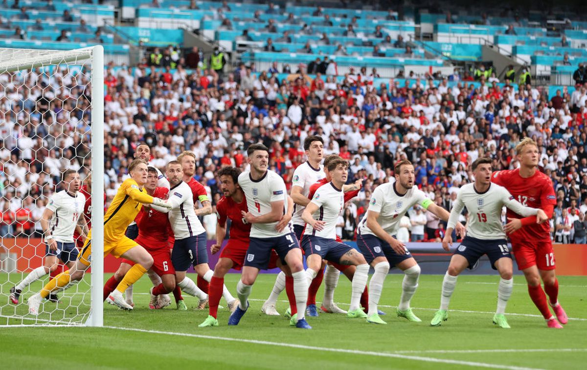 Anglia - Danemarca, semifinală Euro 2020
