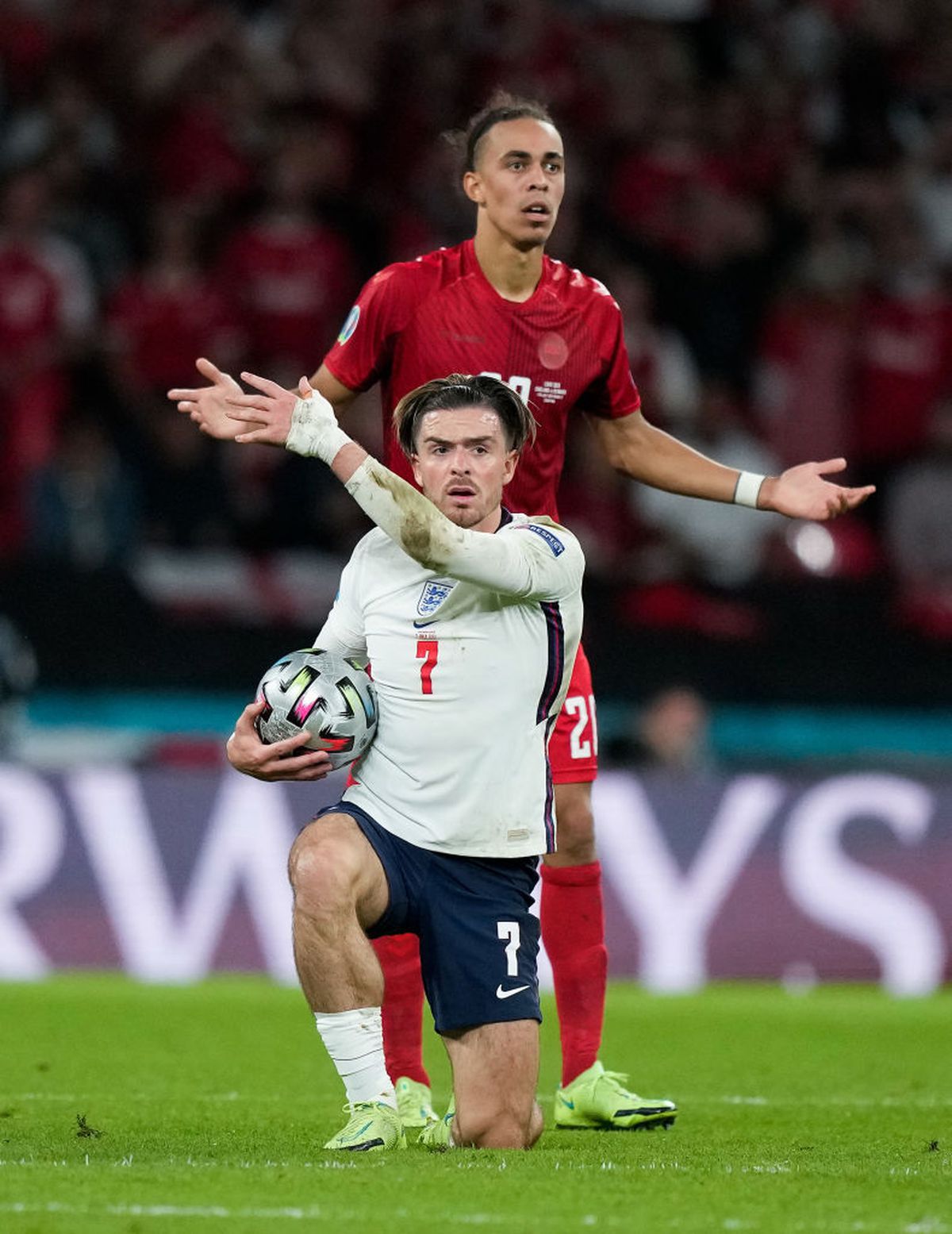 Anglia - Danemarca, semifinală Euro 2020