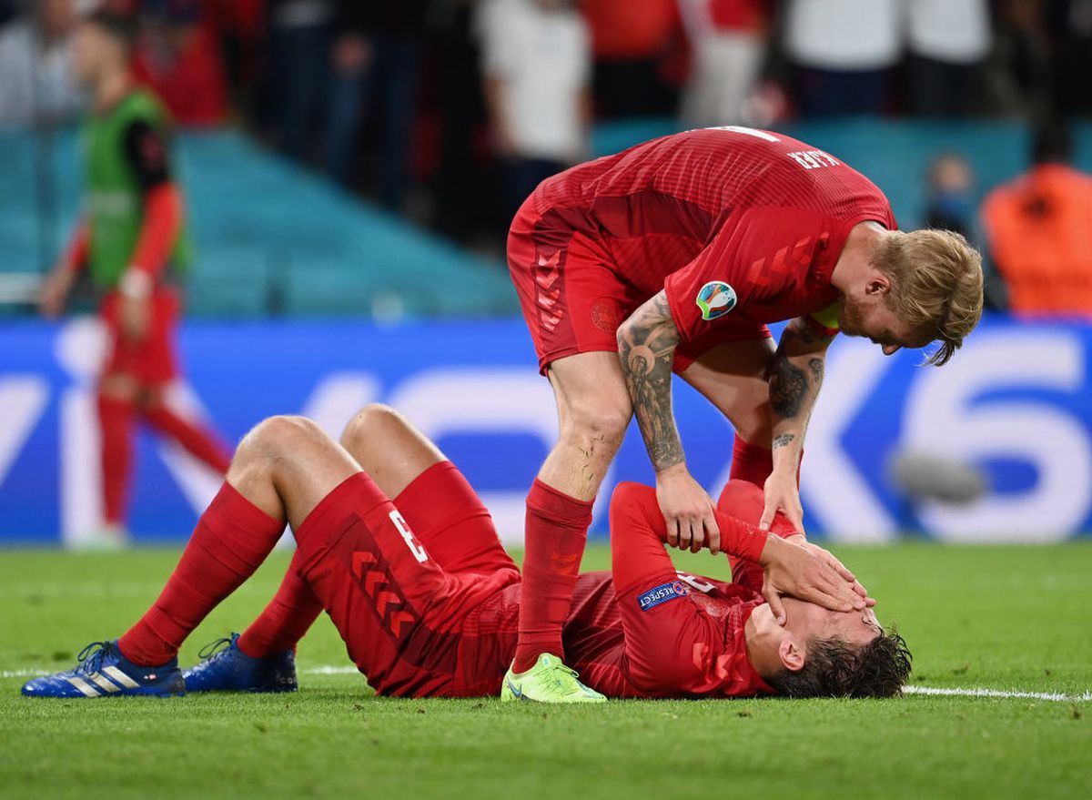 Anglia - Danemarca, semifinală Euro 2020