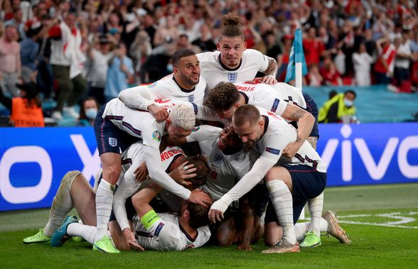Anglia se califică în prima finală de Euro din istorie! Semifinala cu Danemarca, decisă de un moment controversat