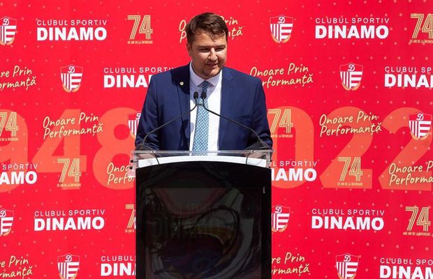 CS Dinamo reacționează, după ordinul impus de Eduard Novak: „Nu e o decizie care să ajute sportul românesc”