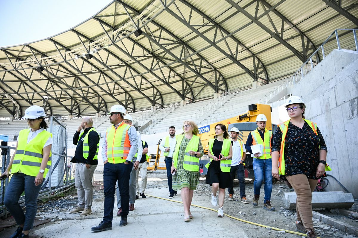 Cum arată lucrările la stadionul lui Hermannstadt - martie 2022