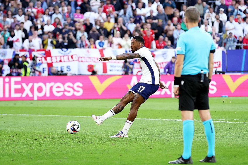 Penalty-ul executat de Ivan Toney în Anglia - Elveția // foto: Guliver/gettyimages