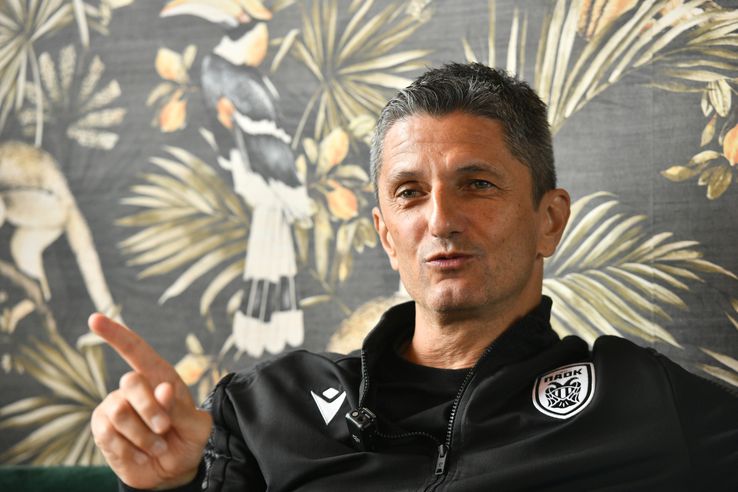 Răzvan Lucescu, interviu pentru Gazeta Sporturilor. PAOK se află în cantonament în localitatea Horst, din Olanda. FOTO: Cristi Preda (GSP.RO)