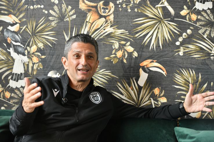 Răzvan Lucescu, interviu pentru Gazeta Sporturilor. PAOK se află în cantonament în localitatea Horst, din Olanda. FOTO: Cristi Preda (GSP.RO)