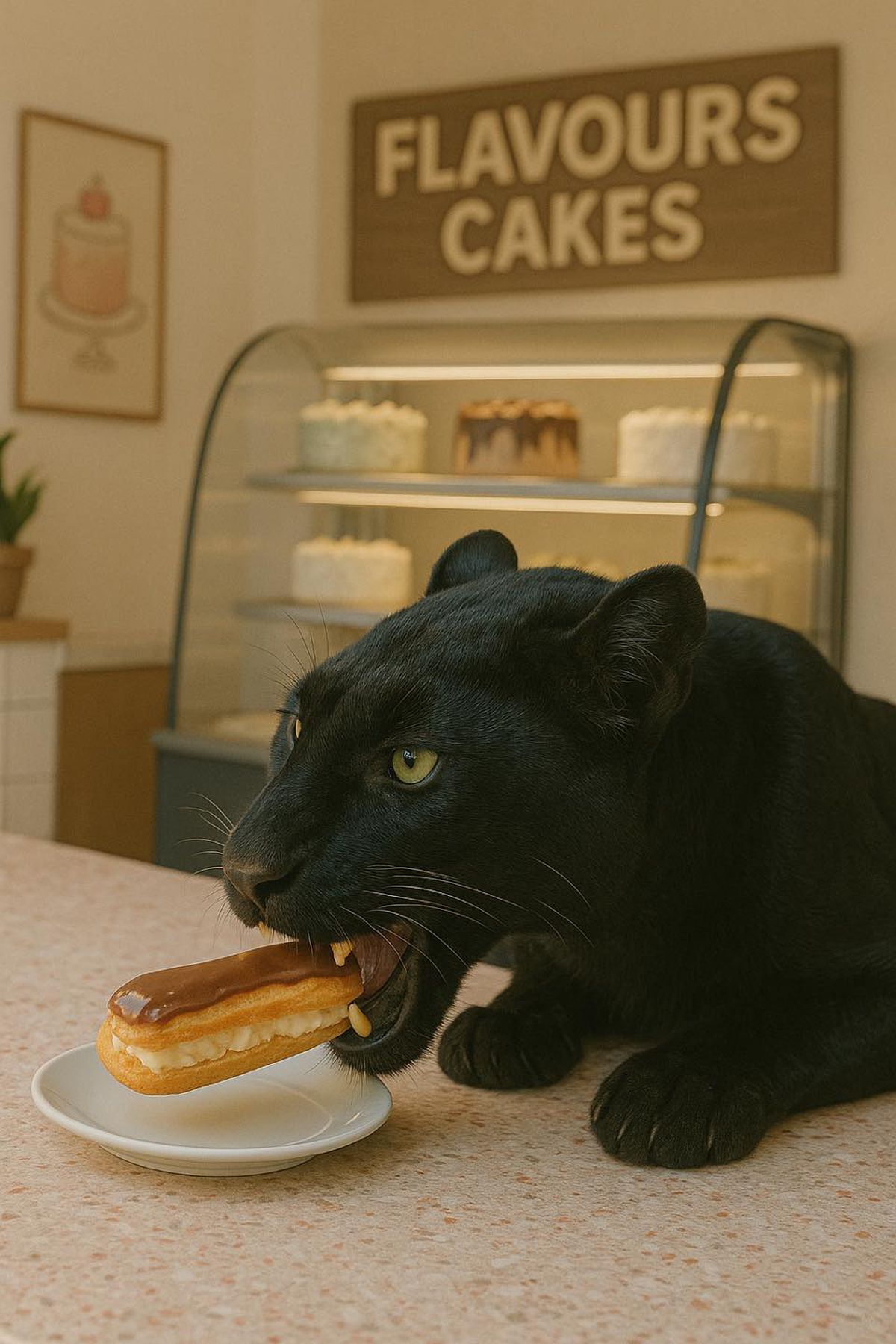 Imagini generate cu ia cu pantera neagră