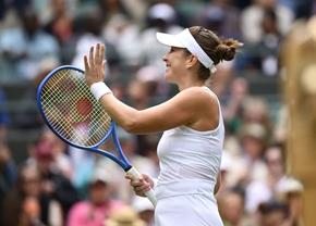Revenită în circuit după ce a născut, s-a calificat pentru prima oară în „sferturi” la Wimbledon: „Jonglez așa cum o face orice mamă”