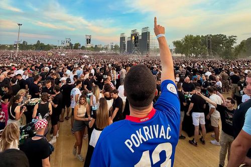 Filip Ivic, la concertul lui Marko Perkovic/Foto: Instagram