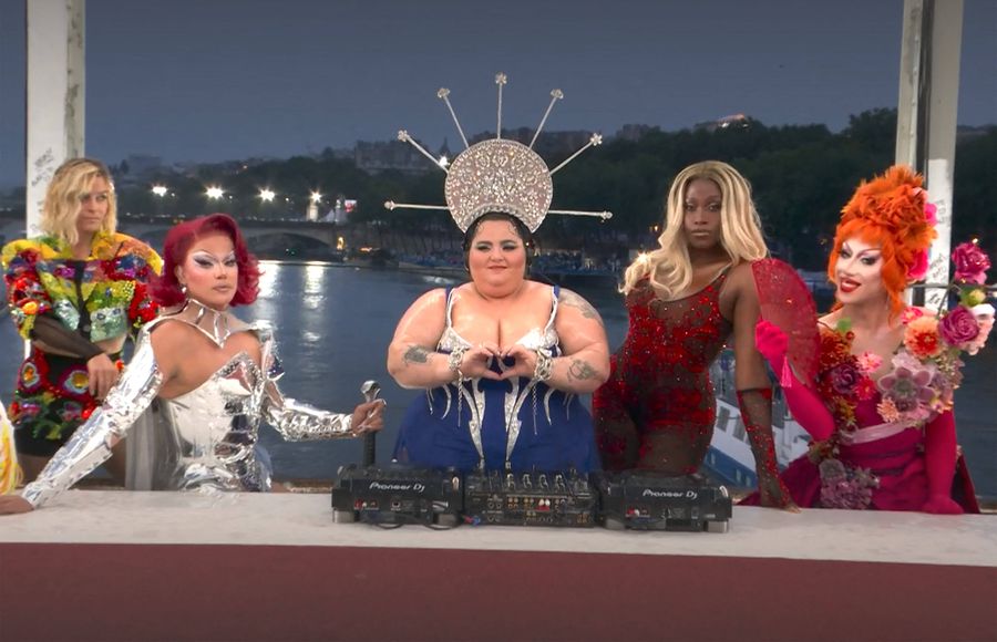 Scenă din deschiderea Jocurilor Olimpice