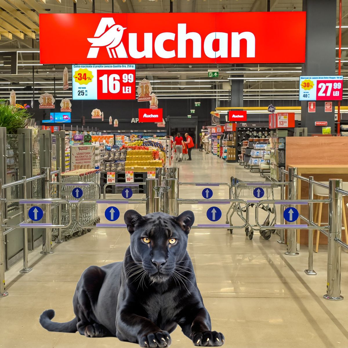 Au găsit pantera neagră! » Clubul din „Liga Florilor” a „deturnat” cu umor știrea Andreei Esca: „Urmele duc către sala noastră”