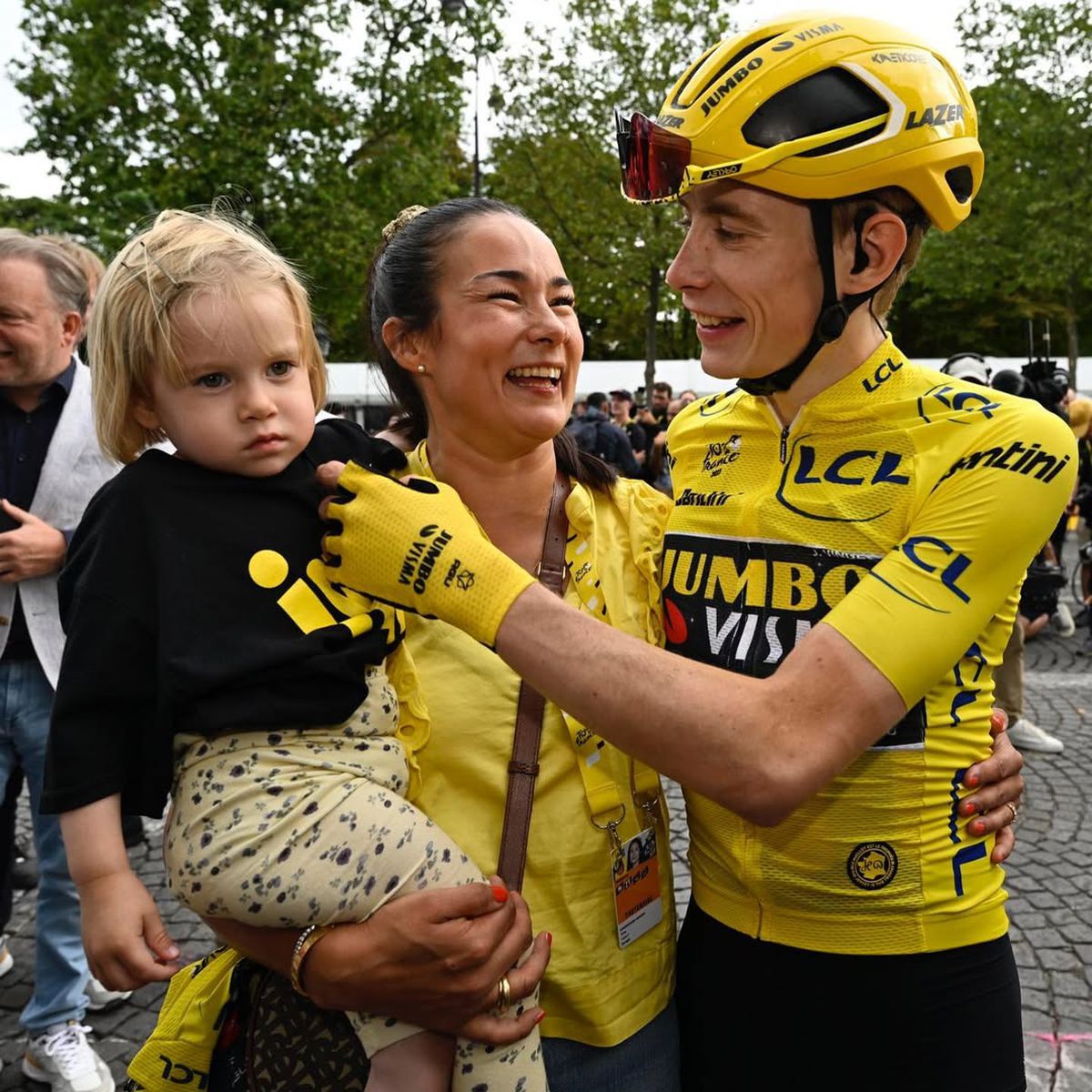 Jonas Vingegaard și soția lui