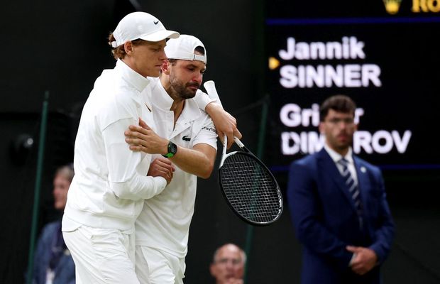Ghinion teribil pentru Grigor Dimitrov! L-a condus cu 2-0 la seturi pe liderul mondial, dar a fost nevoit să abandoneze