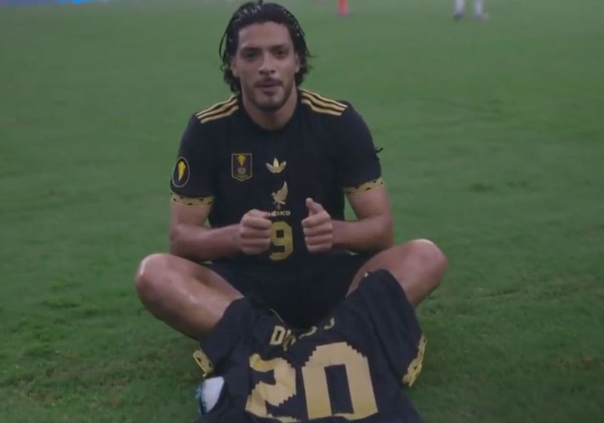 Raul Jimenez a celebrat golul în stilul fostului său coleg, Diogo Jota / Foto: X