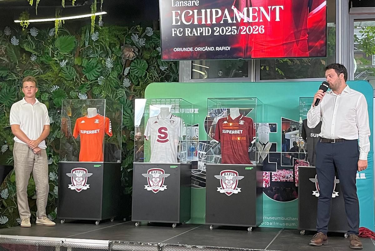 Foto-ironia lui Daniel Niculae! A reacționat cu un singur cuvânt după ce Rapid și-a prezentat echipamentele