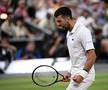 Novak Djokovic (39 de ani, 8 ATP) l-a învins pe Felix Auger-Aliassime (25 de ani, 4 ATP), scor 7-6(10), 3-6, 6-3, 6-7(5), 7-6(4), și s-a calificat în semifinale la Wimbledon / FOTO: GettyImages
