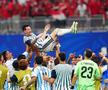 Lionel Messi și colegii săi, după victoria obținută de Argentina în fața Egiptului la CM 2026 / Foto: Imago Images